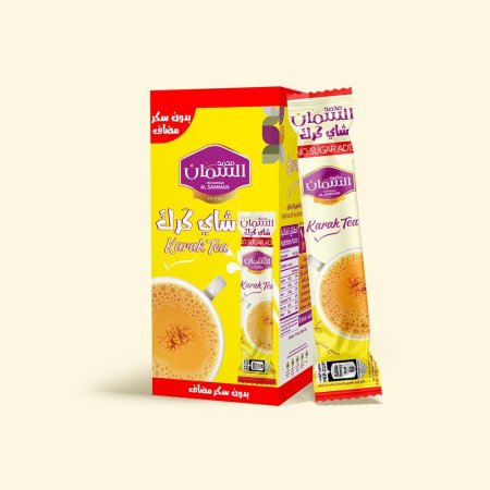 شاي كرك بدون سكر